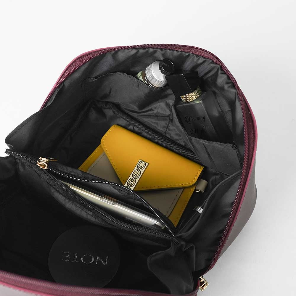 Travel Cosmetic Bag Maroon