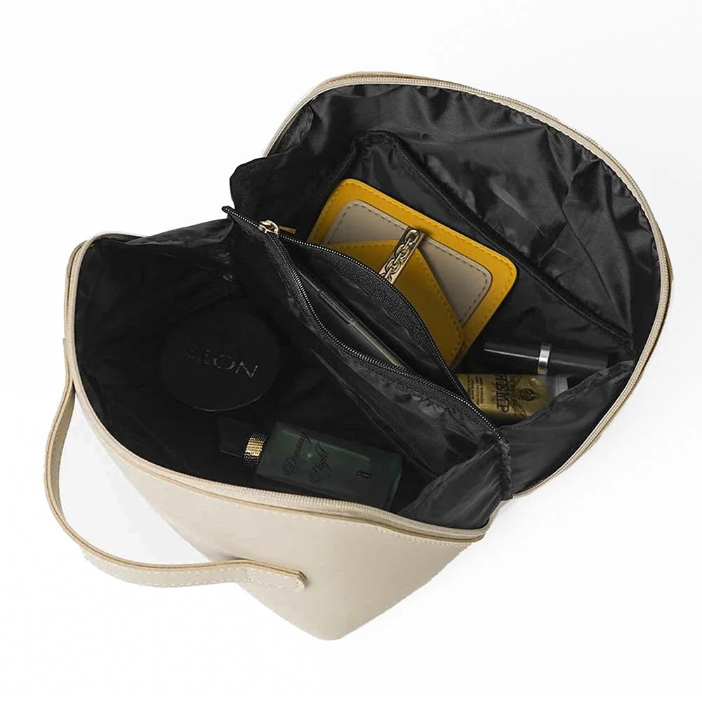 Travel Cosmetic Bag Beige