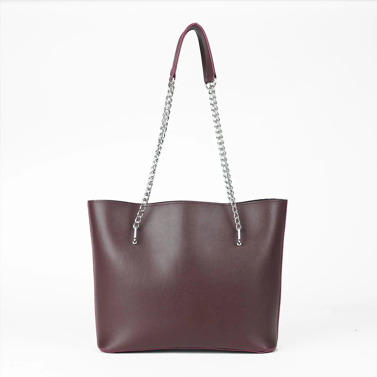 Verona Tote Bag Maroon