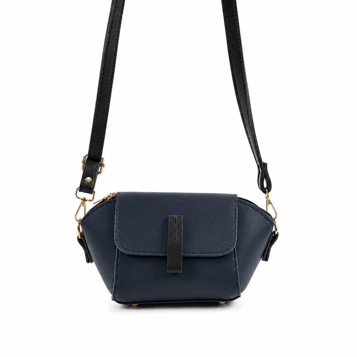 Mini Flap Crossbody Bag Deep Blue