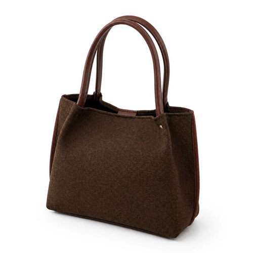 Daily Canvas Tote Bag Brown