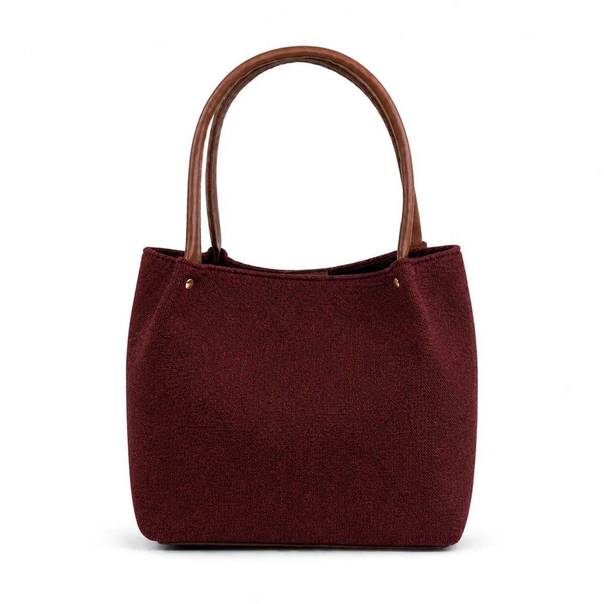Daily Canvas Tote Bag Maroon