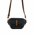 Mini Flap Crossbody Bag Black