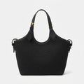 Bucket Canvas Tote Bag Black