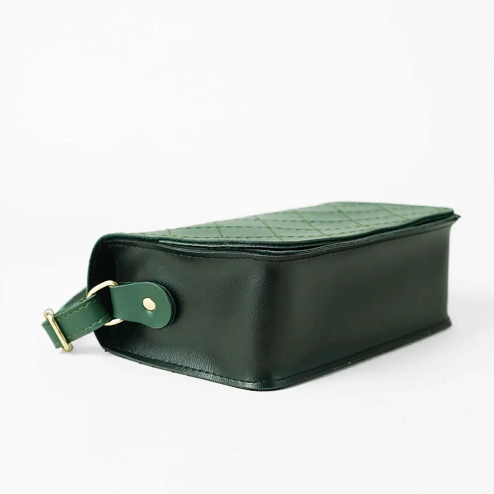 Stitch Crossbody Bag Green